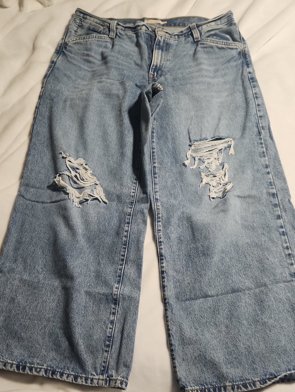 Levi's 94 Baggy Wide Leg Jeans Waist 32 Blue